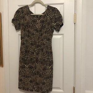 NWT The Kooples Silk Leopard dress sz xs
